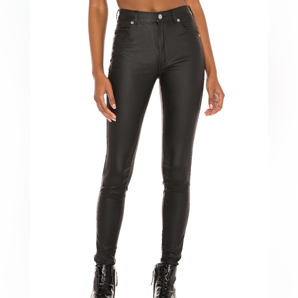 Dr. Denim Lexy Skinny in Black Metal